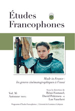 Load image into Gallery viewer, Études Francophones (Volume 36)