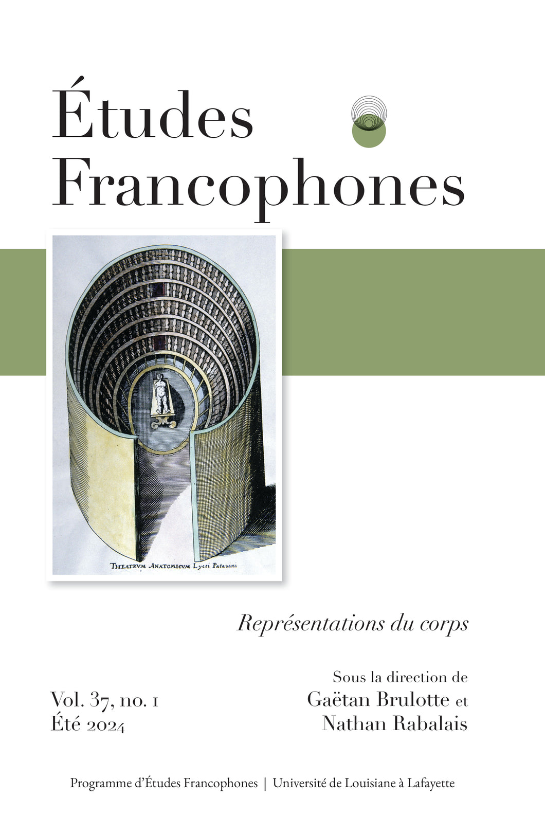 Études Francophones (Volume 37)