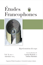 Load image into Gallery viewer, Études Francophones (Volume 37)